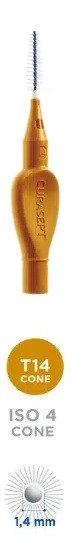 CURASEPT PROXI T14 CONE OCRA/DARK GOLD 5 PEZZI - Farmacia Murachelli Di Putelli dr. Giovanni