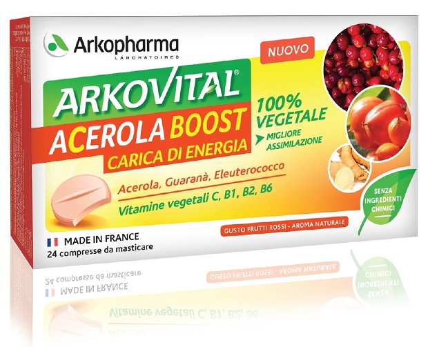 ARKOVITAL ACEROLA BOOST 24 COMPRESSE - Farmacia Murachelli Di Putelli dr. Giovanni