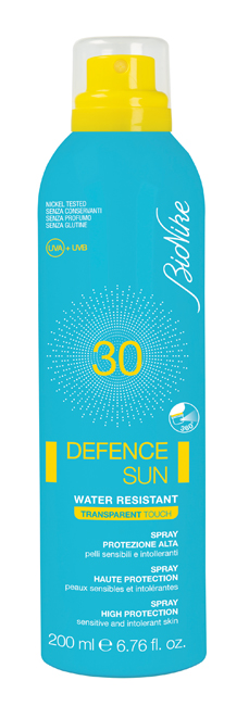 DEFENCE SUN 30 SPRAY TRANSPARENT TOUCH 200 ML - Farmacia Murachelli Di Putelli dr. Giovanni