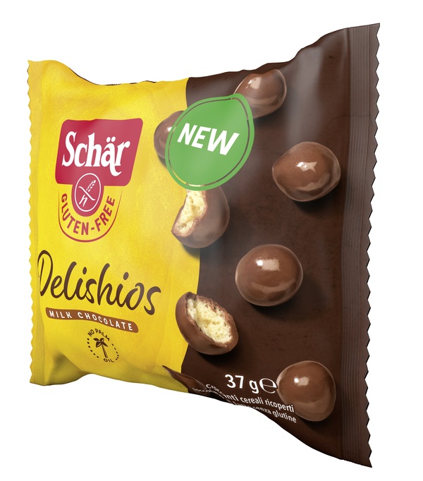 SCHAR DELISHIOS CEREALI RICOPERTI CON CIOCCOLATO AL LATTE 37 G - Farmacia Murachelli Di Putelli dr. Giovanni