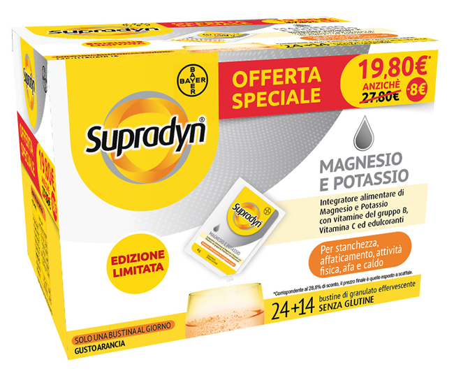 SUPRADYN MAGNESIO E POTASSIO LIMITED EDITION 14 + 24 BUSTINE - Farmacia Murachelli Di Putelli dr. Giovanni
