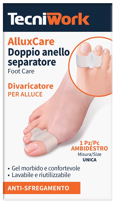 ALLUX CARE SEPARATORE E DIVARICATORE PER ALLUCE A DOPPIO ANELLO - Farmacia Murachelli Di Putelli dr. Giovanni
