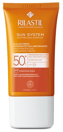 RILASTIL SUN SYSTEM D-CLAR SPF 50+ CREMA LIGHT 40 ML - Farmacia Murachelli Di Putelli dr. Giovanni