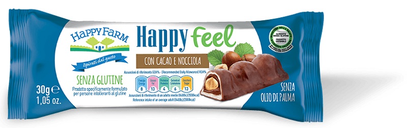 HAPPY FARM HAPPY FEEL CACAO E NOCCIOLA MONO 30 G - Farmacia Murachelli Di Putelli dr. Giovanni