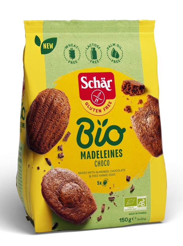 SCHAR BIO MADELEINES CHOCO 5 MONOPORZIONI DA 30 G - Farmacia Murachelli Di Putelli dr. Giovanni