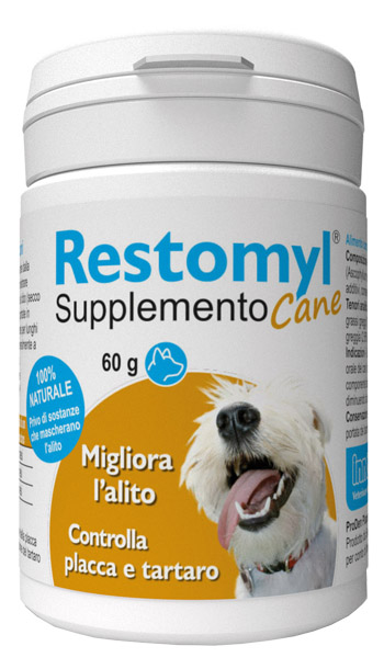 RESTOMYL SUPPLEMENTO CANE FLACONCINO 60 G - Farmacia Murachelli Di Putelli dr. Giovanni