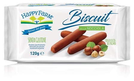 HAPPY FARM BISCUIT NOCCIOLA 120 G - Farmacia Murachelli Di Putelli dr. Giovanni