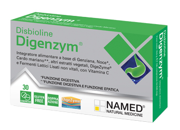 DISBIOLINE DIGENZYM AB 30 COMPRESSE - Farmacia Murachelli Di Putelli dr. Giovanni