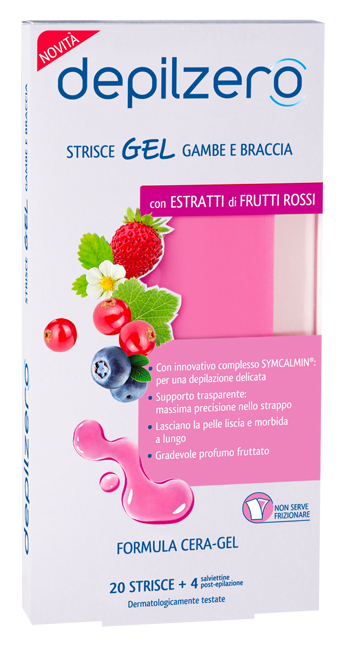 DEPILZERO STRISCE GEL GAMBE BRACCIA 20 PEZZI - Farmacia Murachelli Di Putelli dr. Giovanni