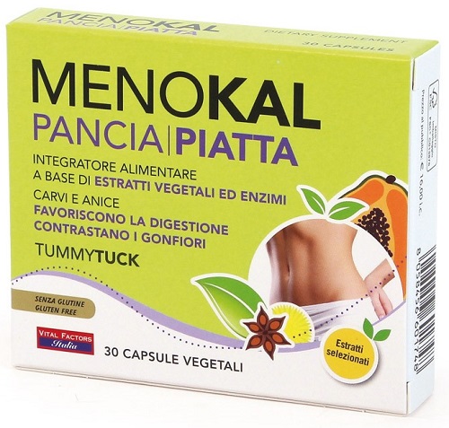 MENOKAL PANCIA PIATTA TUMMY TUCK 30 CAPSULE - Farmacia Murachelli Di Putelli dr. Giovanni