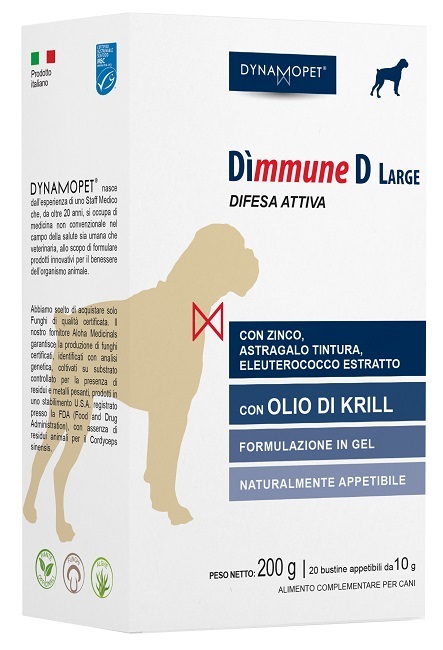 DIMMUNE D LARGE CANI 20 BUSTINE APPETIBILI DA 10 G - Farmacia Murachelli Di Putelli dr. Giovanni