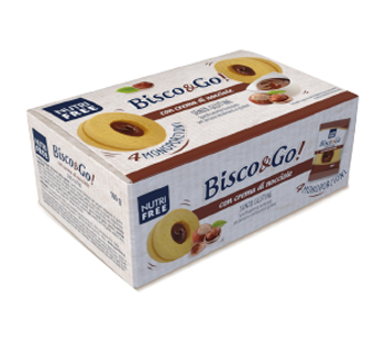 NUTRIFREE BISCO&GO CON CREMA DI NOCCIOLE 4X40 G - Farmacia Murachelli Di Putelli dr. Giovanni