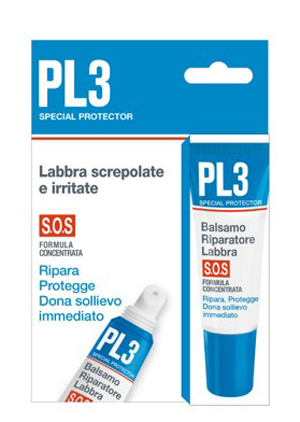 PL3 BALSAMO RIPARATORE LABBRA SOS CON ASTUCCIO 7,5 ML - Farmacia Murachelli Di Putelli dr. Giovanni