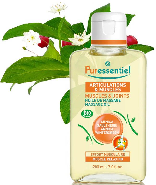PURESSENTIEL MUSCOLO OLIO MASSAGGIO 200 ML - Farmacia Murachelli Di Putelli dr. Giovanni