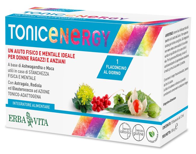 TONIC ENERGY 10 FLACONCINI DA 12 ML - Farmacia Murachelli Di Putelli dr. Giovanni
