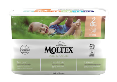 PANNOLINI MOLTEX PURE & NATURE MINI 3-6 KG TAGLIA 2 38 PEZZI - Farmacia Murachelli Di Putelli dr. Giovanni