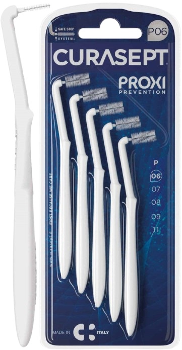 CURASEPT PROXI ANGLE P06 BIANCO/WHITE 5 PEZZI - Farmacia Murachelli Di Putelli dr. Giovanni