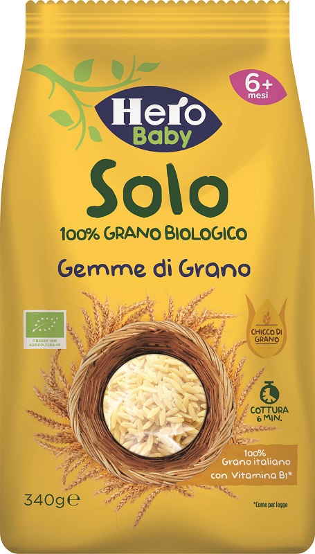 HERO SOLO PASTINA DI SEMOLA DI GRANO DURO 100% BIO 340 G - Farmacia Murachelli Di Putelli dr. Giovanni