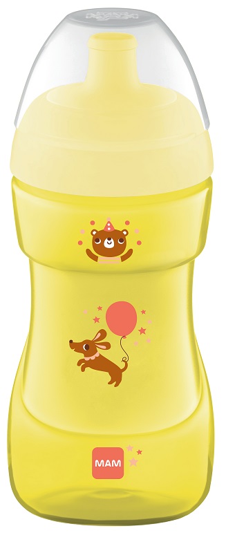 MAM TAZZA SPORTS 330 ML 12+ BECCUCCIO RIGIDO NEUTRO - Farmacia Murachelli Di Putelli dr. Giovanni