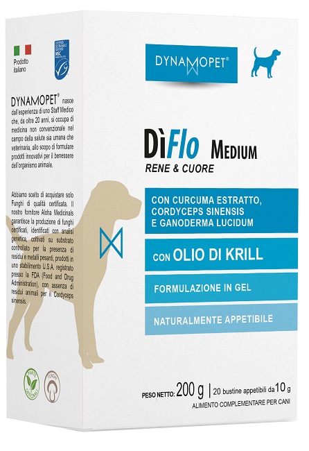 DIFLO MEDIUM PER CANI 20 BUSTINE APPETIBILI DA 10 G - Farmacia Murachelli Di Putelli dr. Giovanni