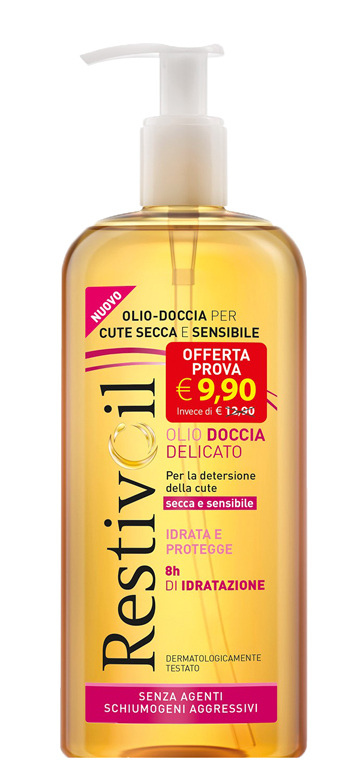 RESTIVOIL OLIO DOCCIA DELICATO 400 ML TAGLIO PREZZO - Farmacia Murachelli Di Putelli dr. Giovanni