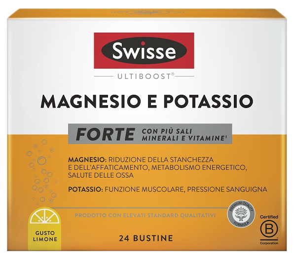 SWISSE MAGNESIO POTASSIO FORTE 24 BUSTINE - Farmacia Murachelli Di Putelli dr. Giovanni