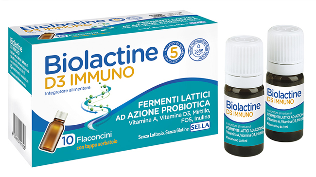 BIOLACTINE D3 IMMUNO 10 FLACONCINI - Farmacia Murachelli Di Putelli dr. Giovanni