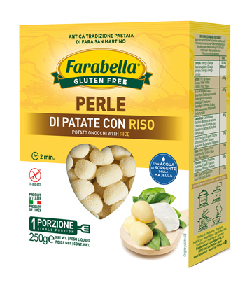 FARABELLA PERLE PATATE CON RISO 250 G - Farmacia Murachelli Di Putelli dr. Giovanni