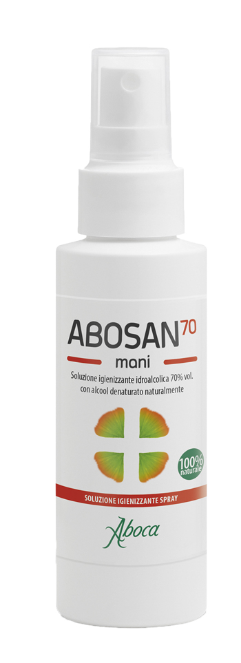 ABOSAN70 SOLUZIONE IGIENIZZANTE MANI 100 ML SPRAY - Farmacia Murachelli Di Putelli dr. Giovanni