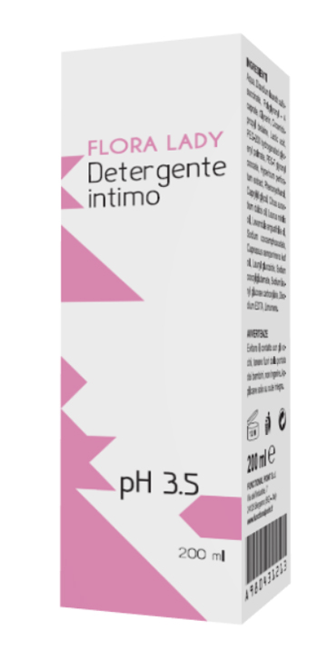 FLORA LADY DETERGENTE INTIMO PH 3,5 200 ML - Farmacia Murachelli Di Putelli dr. Giovanni