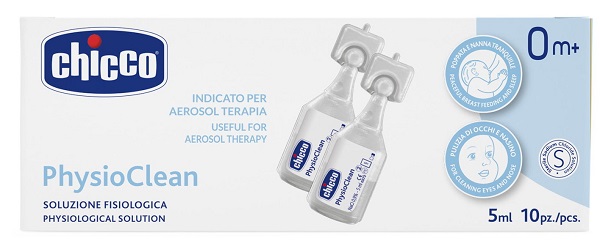 CHICCO SOLUZIONE PHYSIOCLEAN 5 ML 10 PEZZI - Farmacia Murachelli Di Putelli dr. Giovanni