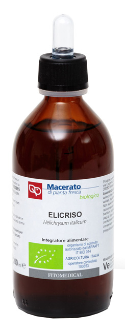 ELICRISO TINTURA MADRE 200 ML BIO - Farmacia Murachelli Di Putelli dr. Giovanni