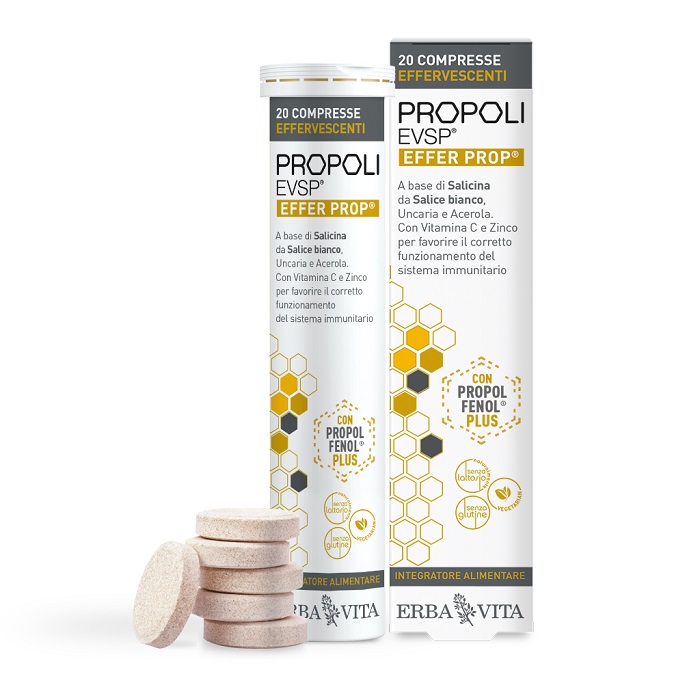 PROPOLI EVSP 20 COMPRESSE EFFERVESCENTI - Farmacia Murachelli Di Putelli dr. Giovanni