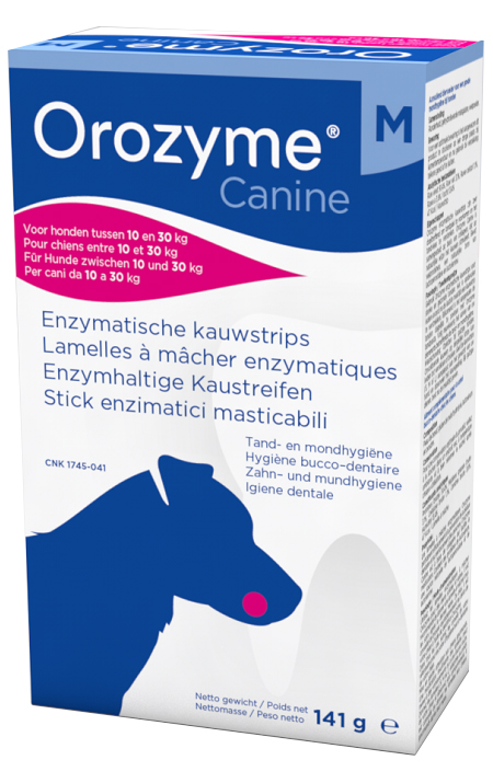 OROZYME CANINE STRISCE ENZIMATICHE MASTICABILI PER CANI DI TAGLIA MEDIA - Farmacia Murachelli Di Putelli dr. Giovanni