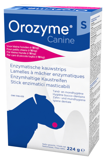 OROZYME CANINE STRISCE ENZIMATICHE MASTICABILI PER CANI DI TAGLIA PICCOLA - Farmacia Murachelli Di Putelli dr. Giovanni