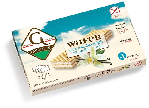 WAFER CON CREMA ALLA VANIGLIA 4 PORZIONI X 45 G - Farmacia Murachelli Di Putelli dr. Giovanni
