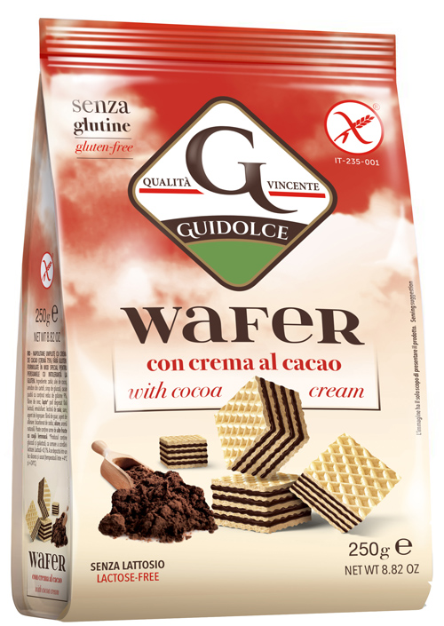 WAFER CON CREMA AL CACAO 250 G - Farmacia Murachelli Di Putelli dr. Giovanni