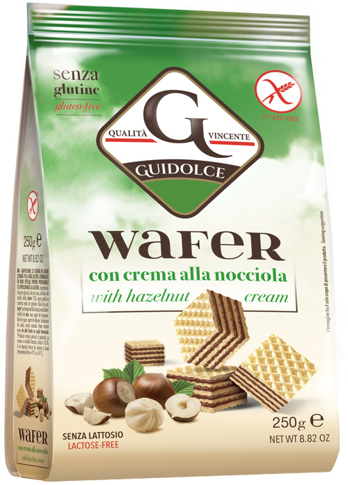 WAFER CON CREMA ALLA NOCCIOLA 250 G - Farmacia Murachelli Di Putelli dr. Giovanni