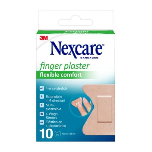 CEROTTO PREPARATO NEXCARE FINGER PLASTERS NFP001W 44,5X51 MM - Farmacia Murachelli Di Putelli dr. Giovanni