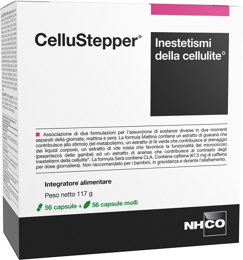 NHCO CELLUSTEPPER 56 CAPSULE GREENCAPS + 56 CAPSULE MOLLI - Farmacia Murachelli Di Putelli dr. Giovanni