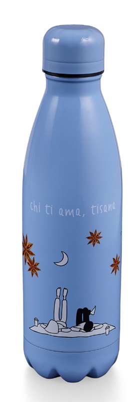 NEAVITA BOTTIGLIA THERMOS VIAGGIO ROMANTICO IN ACCIAIO INOX DA 500 ML - Farmacia Murachelli Di Putelli dr. Giovanni