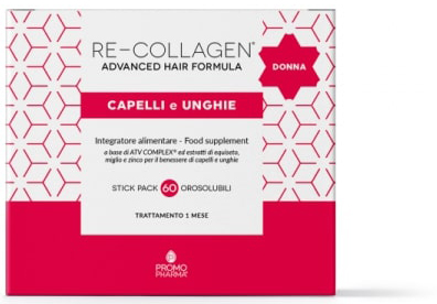 RE-COLLAGEN DONNA CAPELLI UNGHIE 60 STICK - Farmacia Murachelli Di Putelli dr. Giovanni