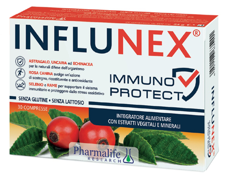 INFLUNEX IMMUNO PROTECT 30 COMPRESSE - Farmacia Murachelli Di Putelli dr. Giovanni