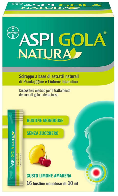 ASPI GOLA NATURA 16 BUSTINE MONODOSE DA 10 ML - Farmacia Murachelli Di Putelli dr. Giovanni