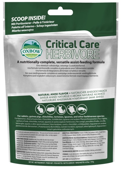 CRITICAL CARE HERBIVORE 141 G - Farmacia Murachelli Di Putelli dr. Giovanni