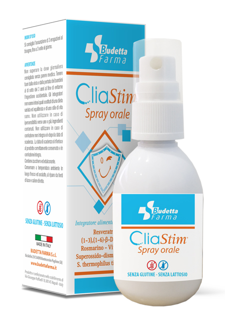 CLIASTIM SPRAY ORALE 20 ML - Farmacia Murachelli Di Putelli dr. Giovanni