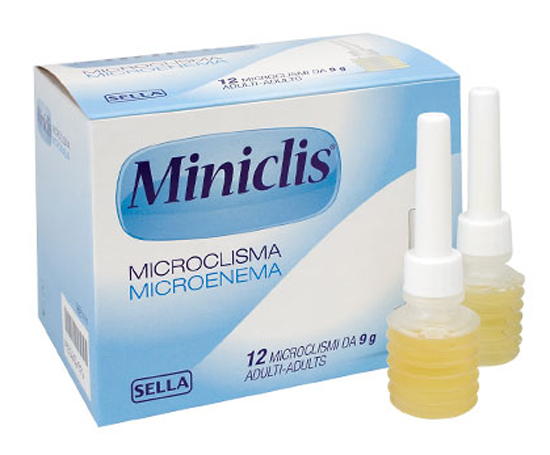 MINICLIS ADULTI 9 G 12 MICROCLISMI - Farmacia Murachelli Di Putelli dr. Giovanni