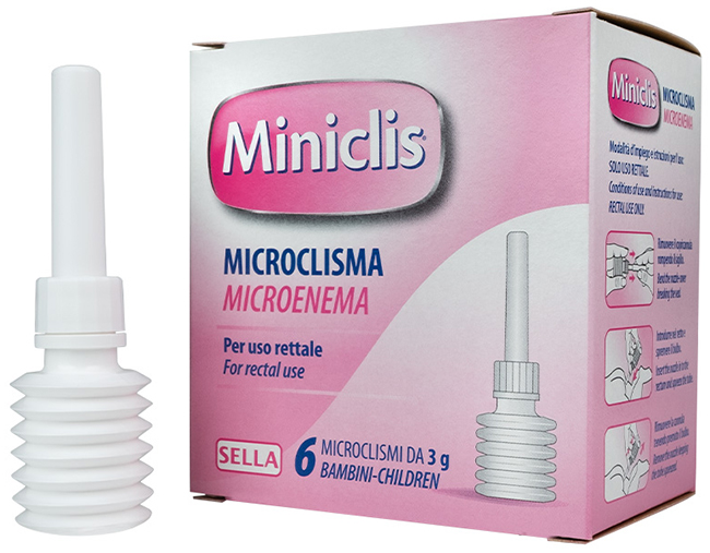 MINICLIS BIMBI 3 G 6 MICROCLISMI - Farmacia Murachelli Di Putelli dr. Giovanni
