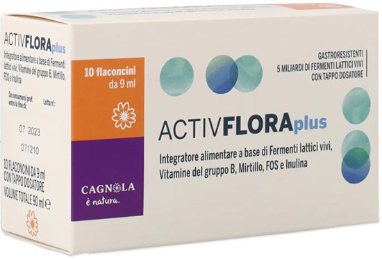 ACTIV FLORA PLUS 10 FLACONCINI X 9 ML - Farmacia Murachelli Di Putelli dr. Giovanni