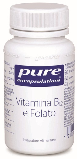 PURE ENCAPSULATIONS VITAMINA B12 E FOLATO 30 PASTIGLIE - Farmacia Murachelli Di Putelli dr. Giovanni